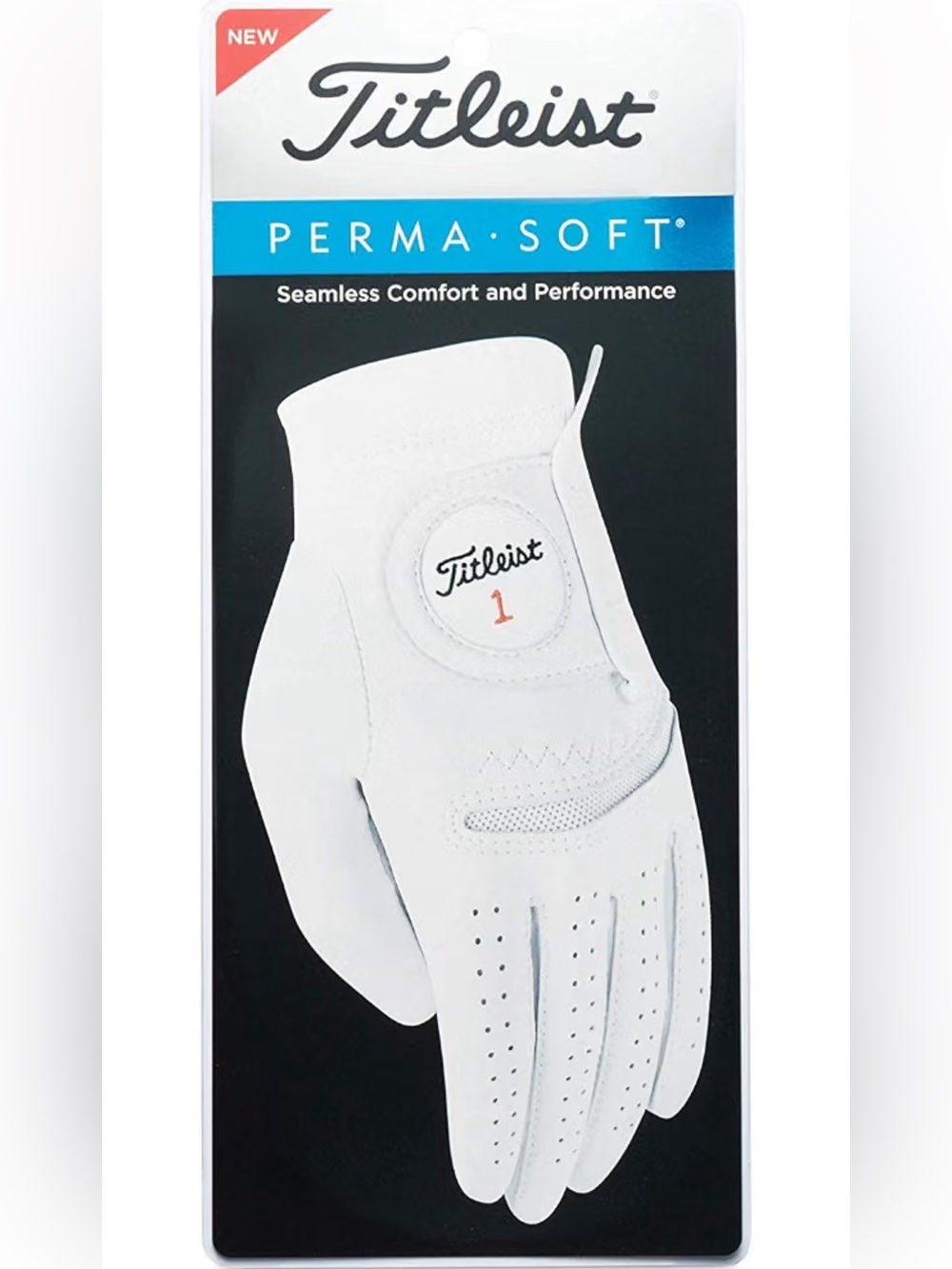 2 Pack Titleist Perma-Soft Men's Regular Left Hand Cadet Medium Large Bundle Set